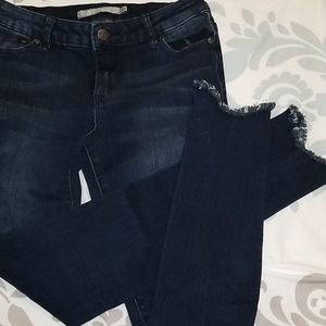 Girls super skinny dark wash jeans
